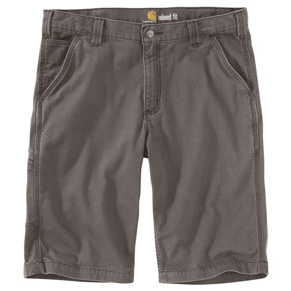 Carhartt Rugged Flex Relaxed Fit Rigby Shorts Gravel Grey 52 or 54 x 10 NEW - Picture 1 of 5